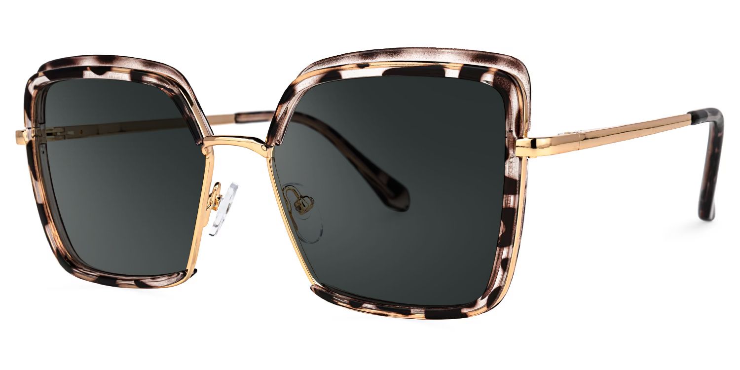 Chris Schwarz-Tortoise Square Polarisierte Sonnenbrille zum Autofahren | ZEELOOL1