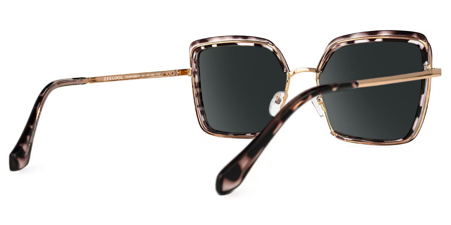 Chris Schwarz-Tortoise Square Polarisierte Sonnenbrille zum Autofahren | ZEELOOL2