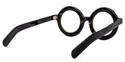Calhoun Runde Schwarze Brille4