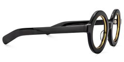 Calhoun Runde Schwarze Brille3