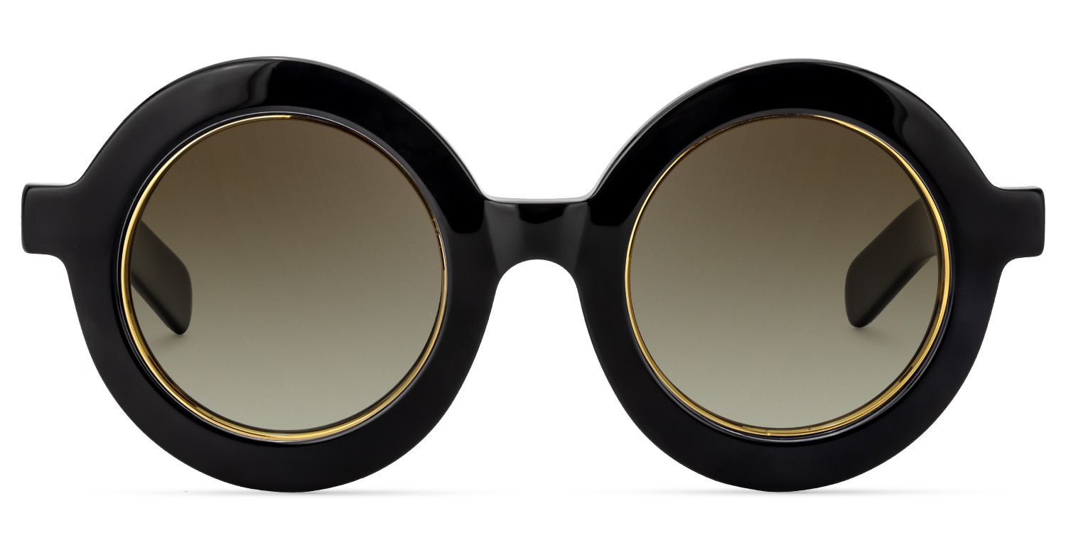 Runde Schwarze Brille | Zeelool Brillen6