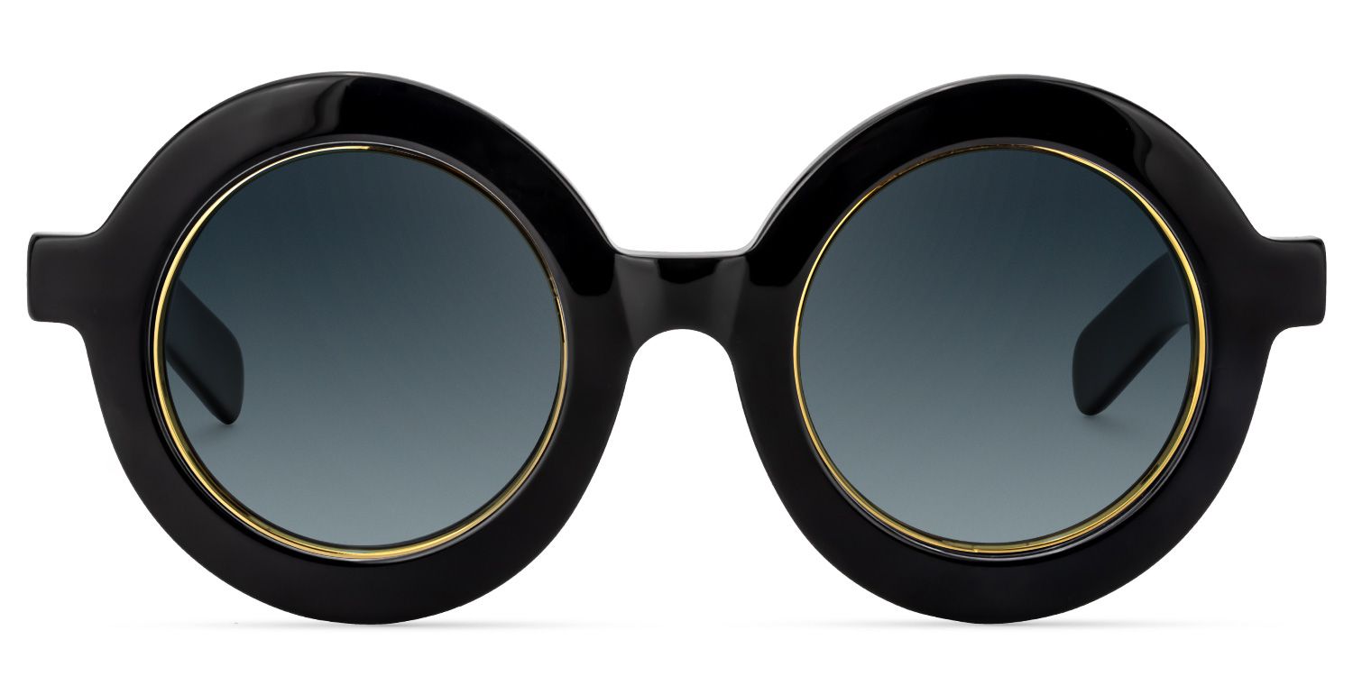 Runde Schwarze Brille | Zeelool Brillen8