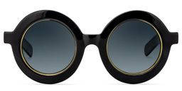 Calhoun Runde Schwarze Brille8