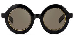 Calhoun Runde Schwarze Brille10
