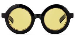 Calhoun Runde Schwarze Brille7