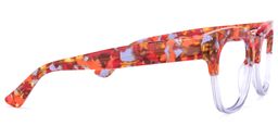 Yessenia Lila Muster Quadratische Brille4