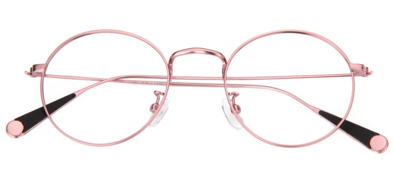 Lilith Rosa Runde Brille1