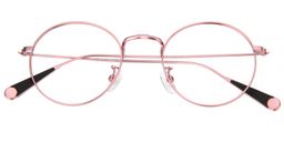 Lilith Rosa Runde Brille1