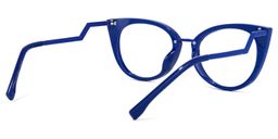 Jacqueline Dunkelblau Cateye Brille4