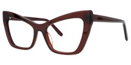 Driscoll Dunkelrot Cateye Brille1