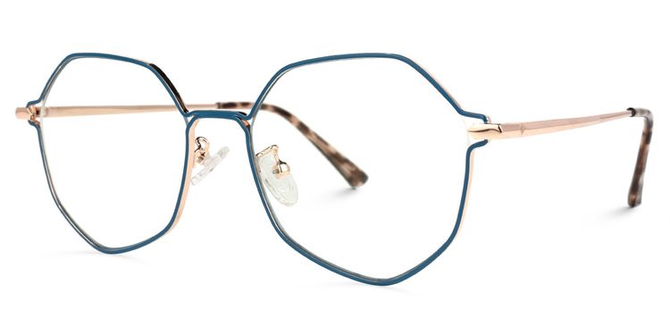 Jessica Blau Geometrisch Brille
