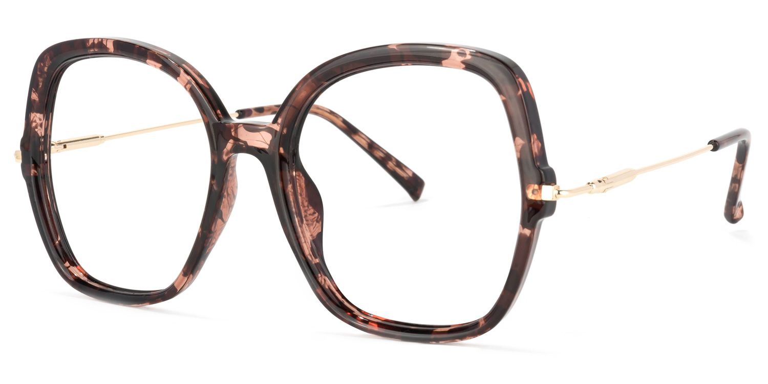 Quinn Tortoise Quadratische Brille1
