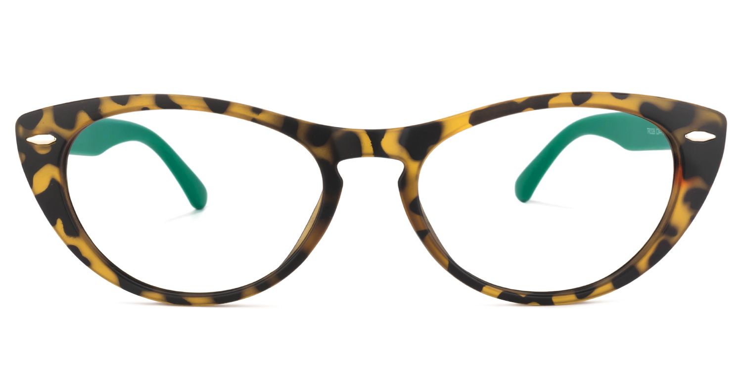 Rebecca Schildkröte Gelb Cat Eye Brille1