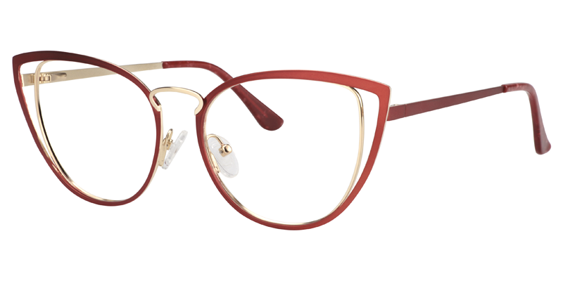 Eras Rote Cateye Brille1