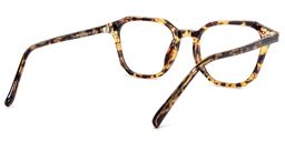 Preston Gelb-Tortoise Quadratisch Brille4