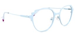 Albina Hellblau Cateye Brille2