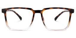 Zavala Braune Quadratische Brille0