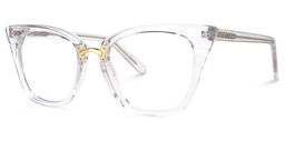 Martha Weiß Klar Cateye Brille1