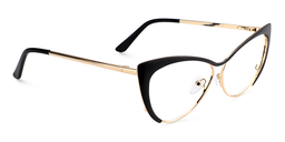 Ellen Schwarz Cat Eye Brillen2