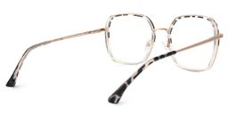 Kelby Schwarz-Tortoise Quadratisch Brille2