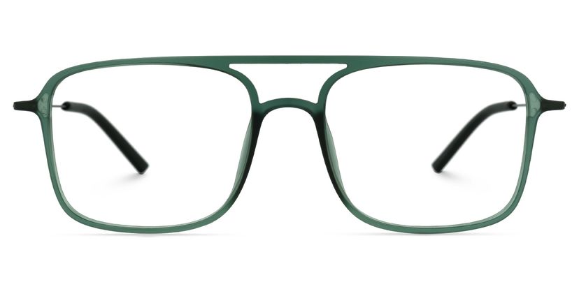 Frederica Dunkelgrün Rechteckig Brille