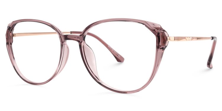 Beata Lila Rund Brille