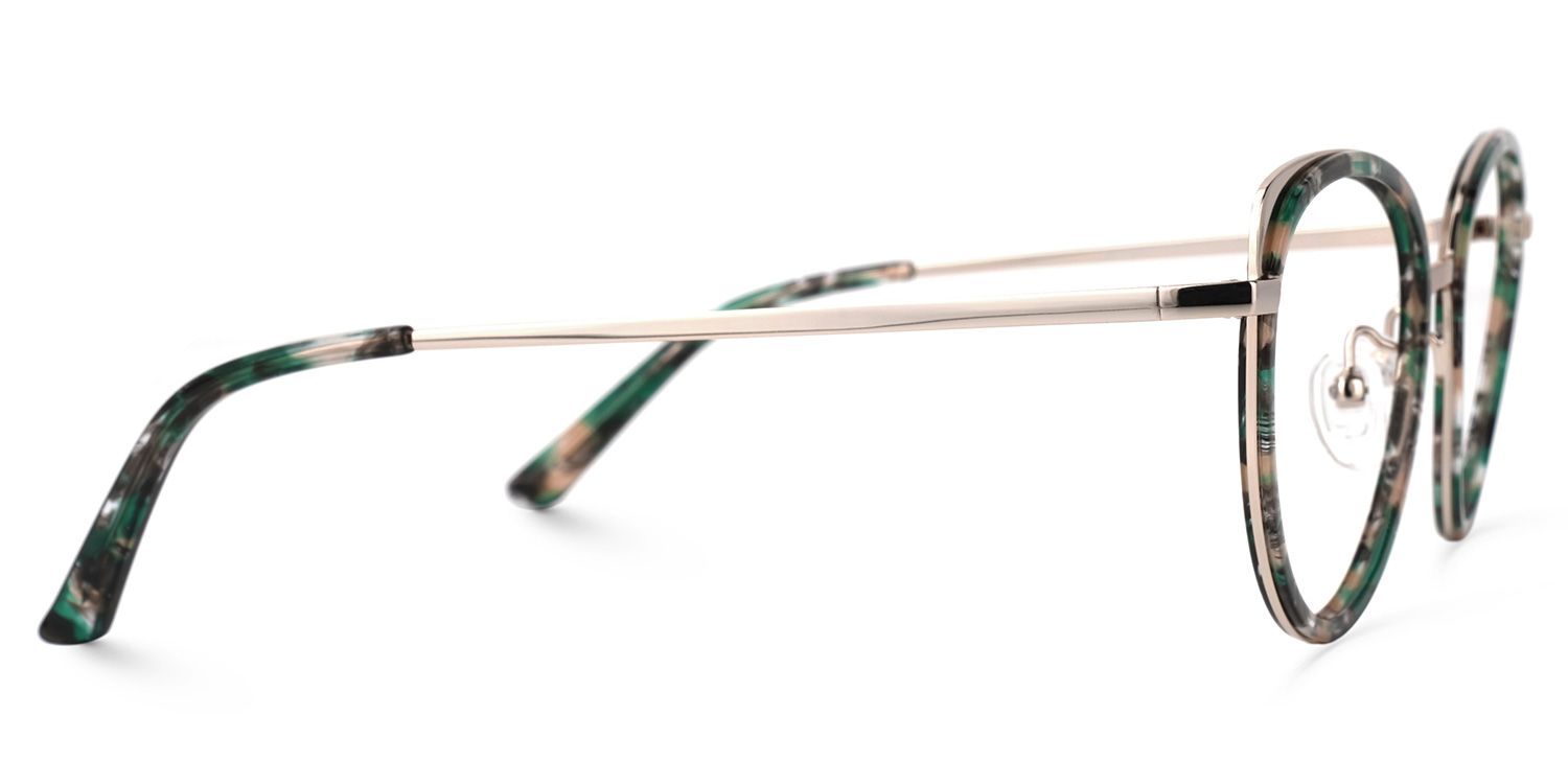 Vanesa Grüne Tortoise Cateye Brille2