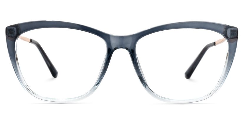 Hannah Blau Klar Cateye Brille