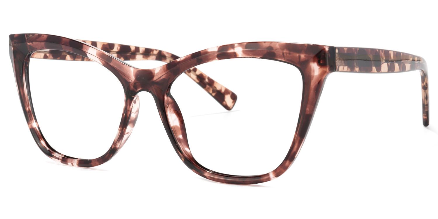 Raegan Blumenmuster Cat Eye Brille1
