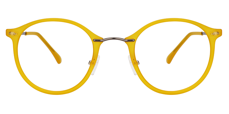 Ivy Gelb Rund Brille0