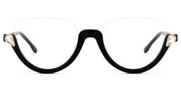 Felicia Schwarz Cat Eye Brille0