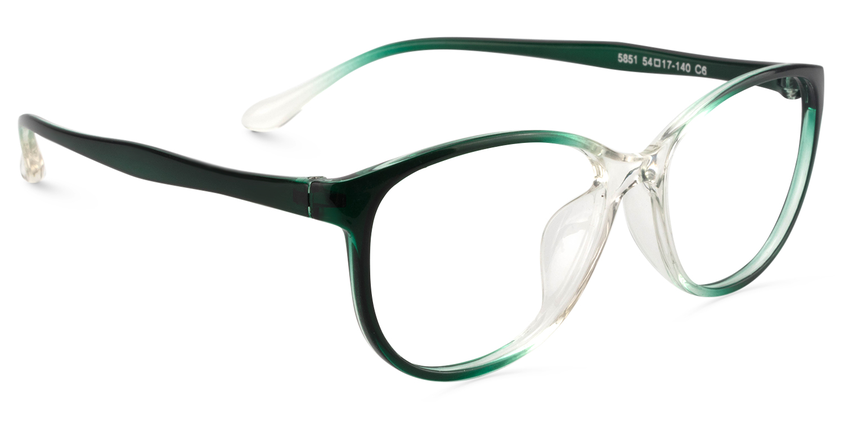 Abby Grüne Oval Brille1