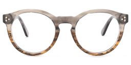 Ryleigh Grau Rund Vollrand  Brille0