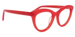 Fairy Rote Cateye Brille2