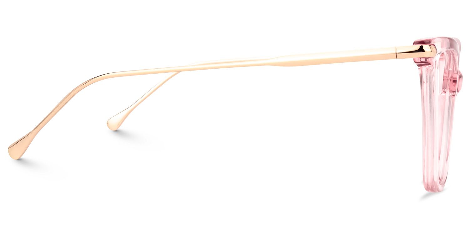 Hilary Rosa Klar Schmetterling-Form Brille3