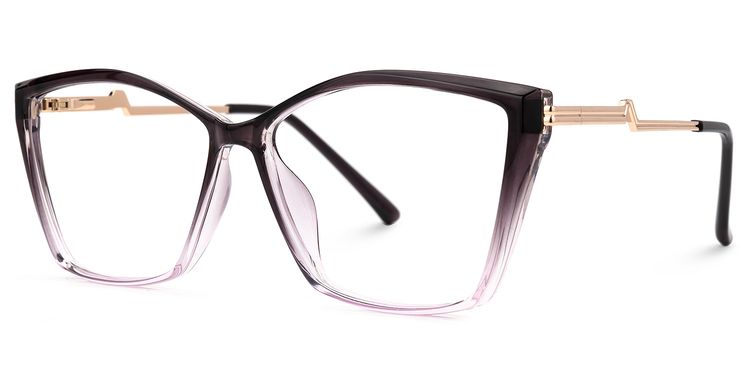 Gannon Lila Quadratisch Brille