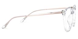 Omar Weiß Klar Cateye Brille3