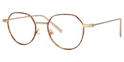Wilder Gold Runde Brille1