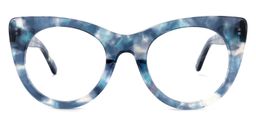 Blake Blau Tortoise Cateye Brille0