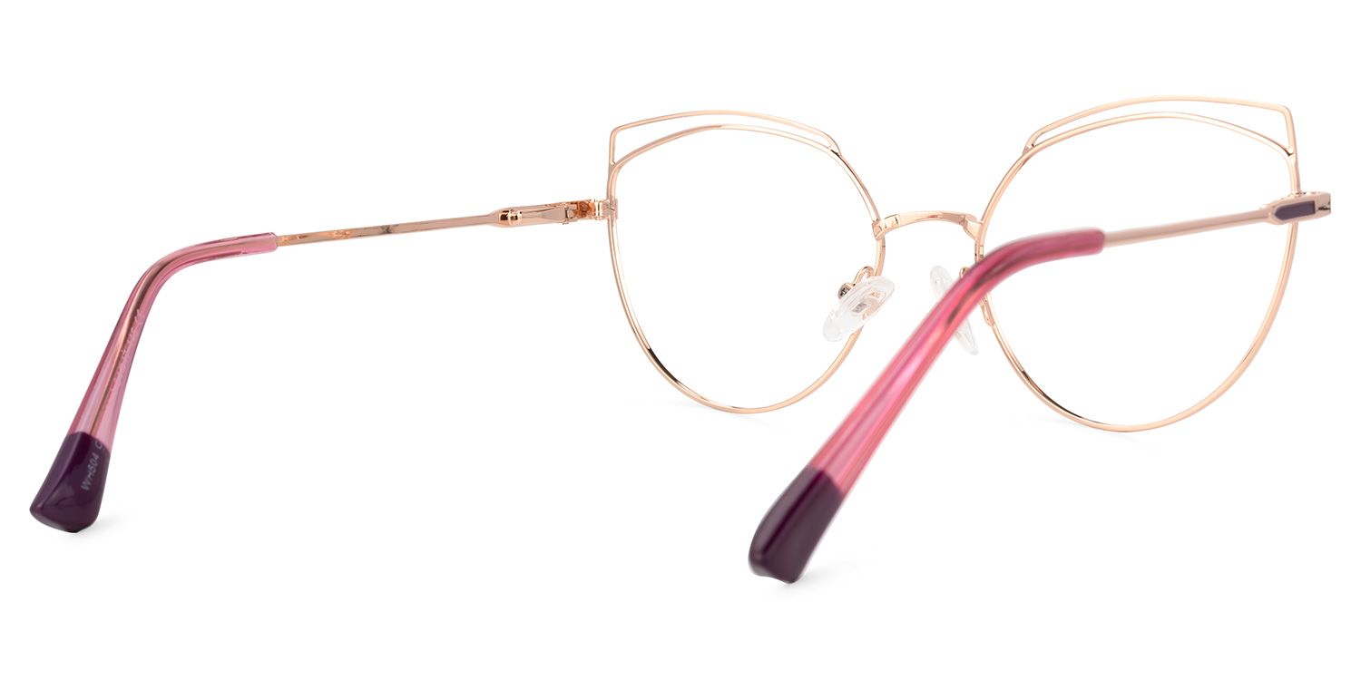 Tyler Rosa-Gold Cateye Brille3