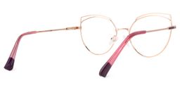 Tyler Rosa-Gold Cateye Brille3