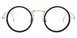 Alisa Schwarz Rund Vollrand  Brille0