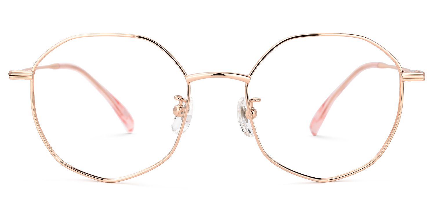 Barak Gold Geometrische Brille0