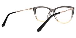 Vaile Grau-Gelb Cateye Brille2