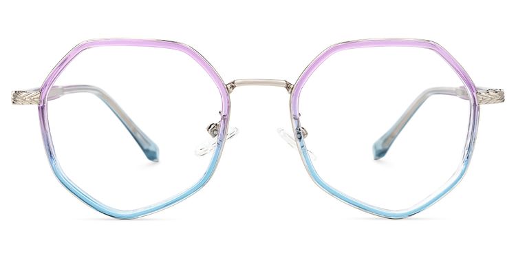 Randa Lila-Blau Geometrisch Brille