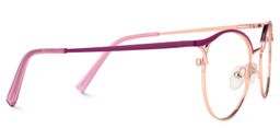 Luther Lila-Gold Rund Brille3