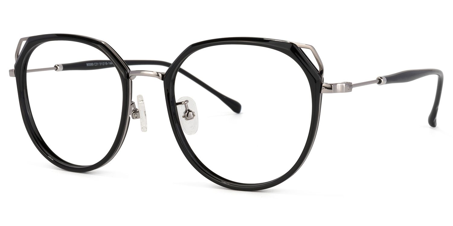 Ofelia Schwarz Geometrisch Brille1