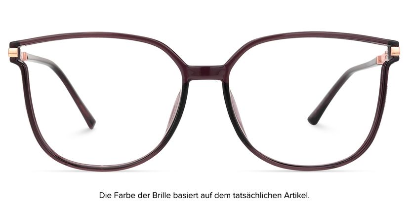 Cora Braun Rechteckig Brille