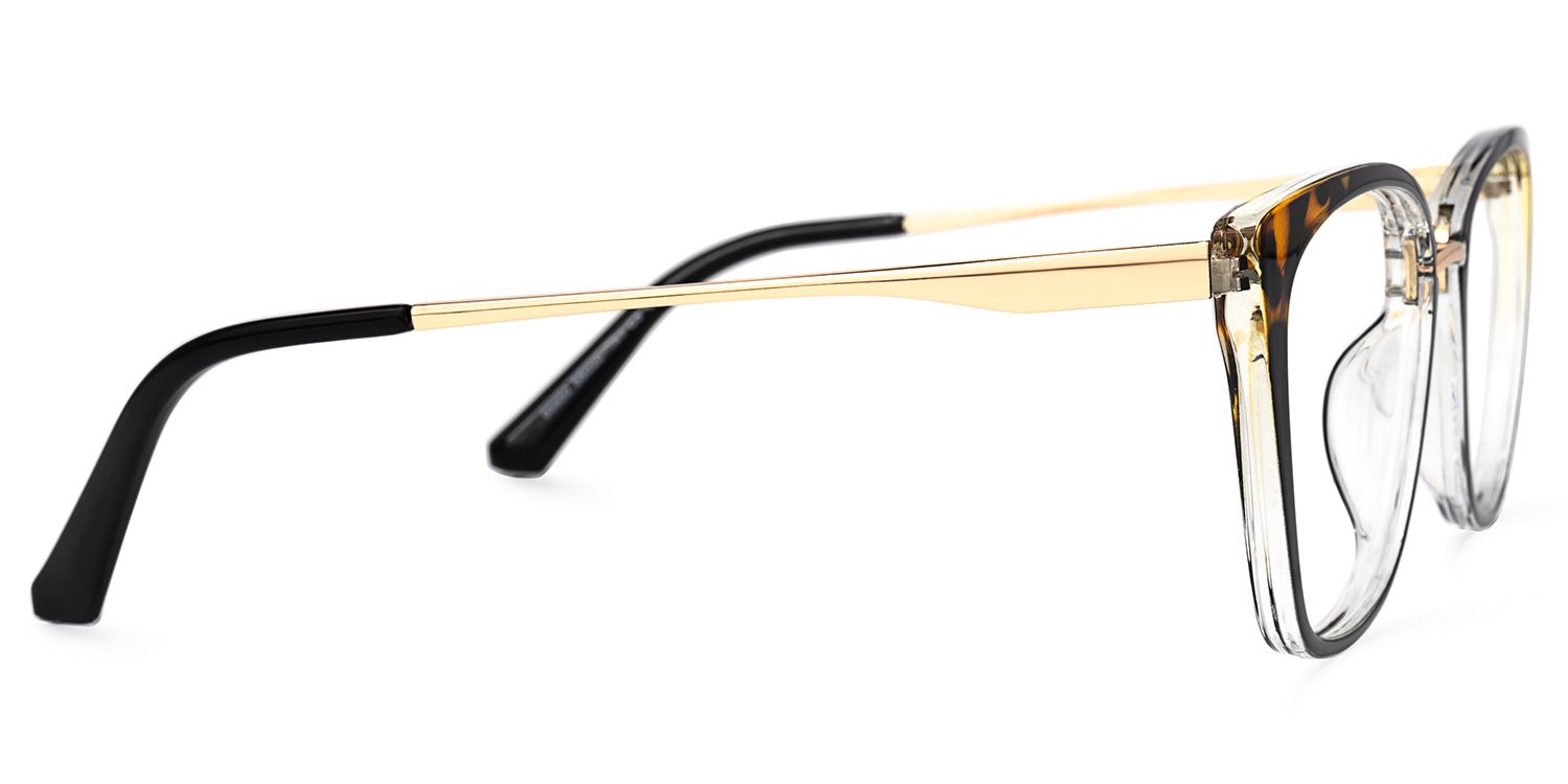 Christy Gelb-Tortoise Cateye Brille2