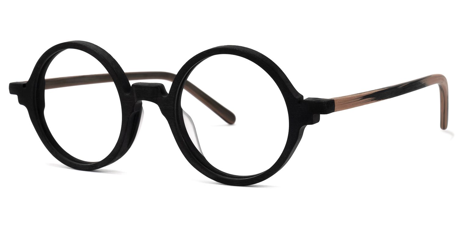Otto Schwarz Rund Brille1